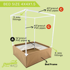 Complete Kit Living Soil Fabric Bed