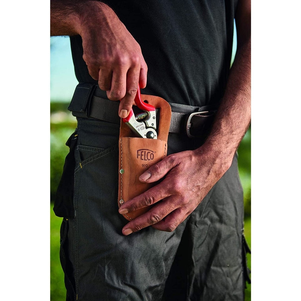 Felco 910 Leather Holster W-Belt loop & Clip